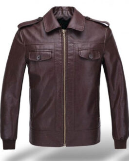 Chris Evans Captain America Avengers Brown Jacket