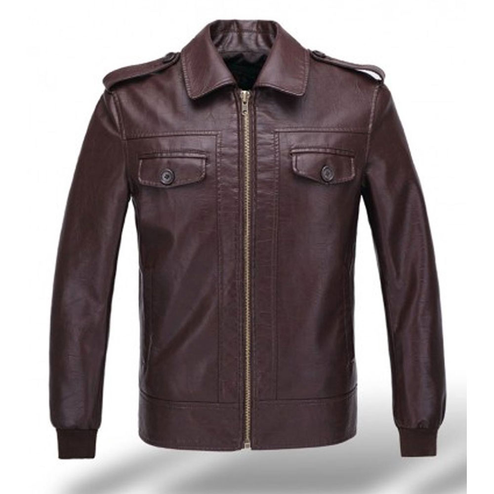 Chris Evans Captain America Brown Leather Jacket – Avengers Inspired