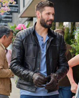 Casey Deidrick Wedding Season Leather Jacket
