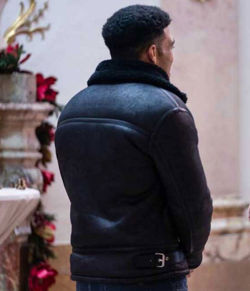 Chad Savage 12 Dates of Christmas Leather Jacket - Image 3