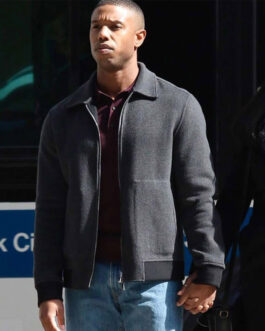 A Journal for Jordan Michael B. Jordan Black Bomber Jacket