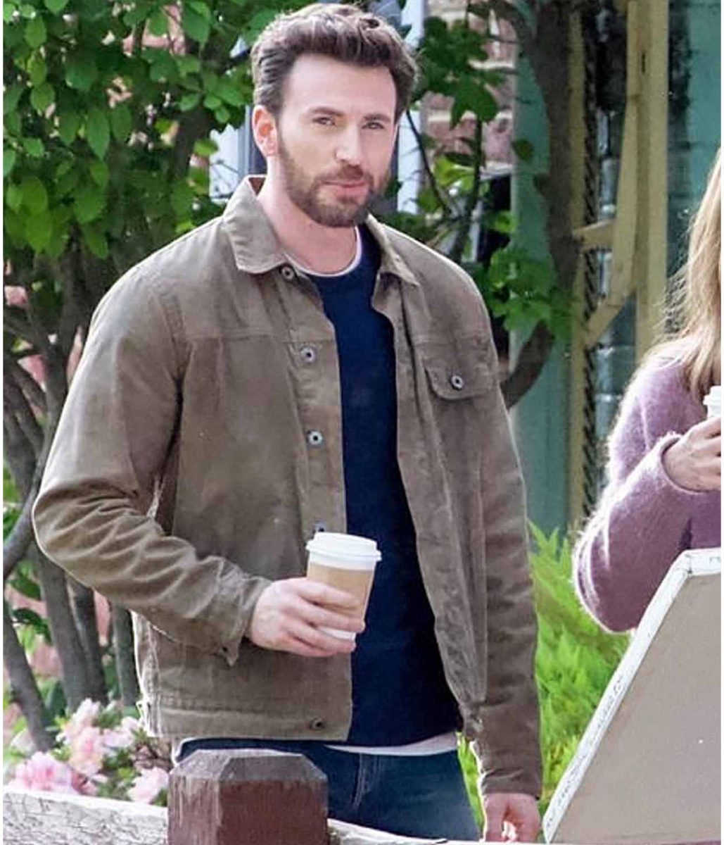 Ghosted Chris Evans Brown Jacket - Image 2
