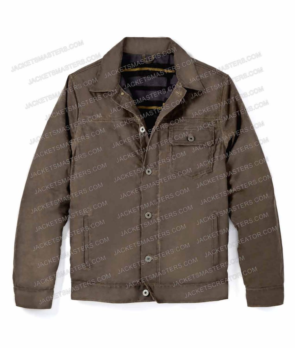 Ghosted Chris Evans Brown Jacket – Premium Cotton Outfit