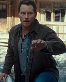 Chris Pratt Jurassic World Dominion Cotton Brown Jacket