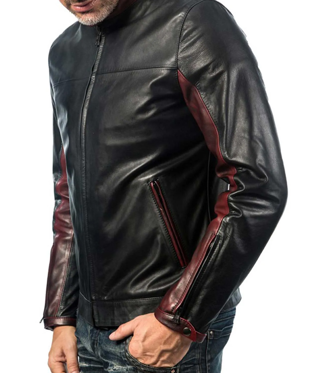 Bruce Wayne Motorcycle Jacket - Image 8