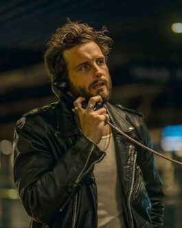 City on Fire Nico Tortorella Leather Jacket