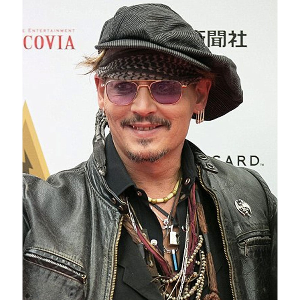 Johnny Depp Distressed Brown Leather Jacket - Image 5