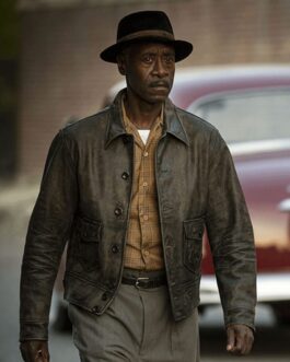 No Sudden Move Don Cheadle Brown Leather Jacket