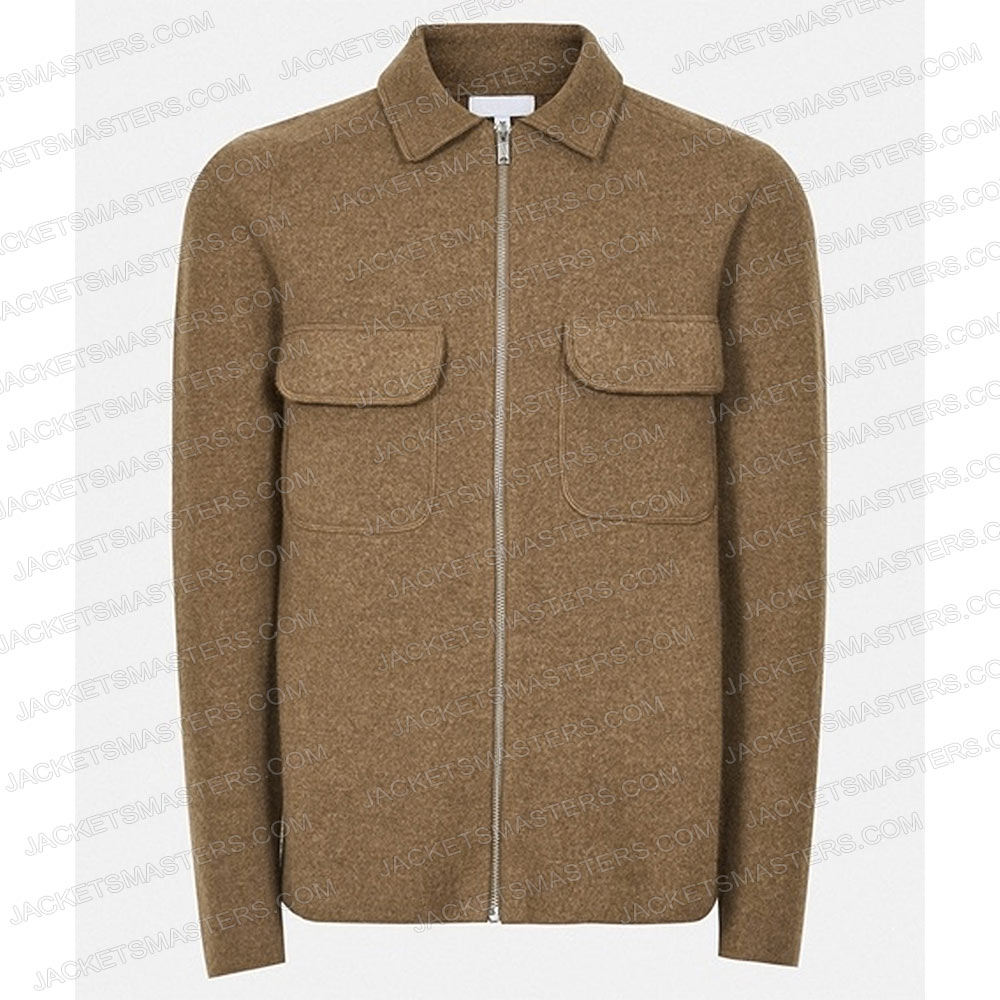 Evil Season 2 Mike Colter Wool Brown Jacket