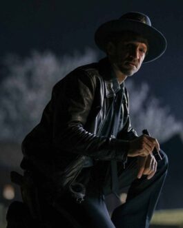 Bradley Stryker Broken Fall Black Leather Jacket