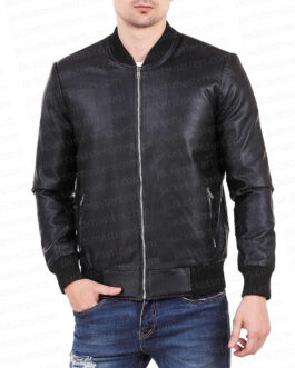 Hearts in the Game Marco Grazzini Black Leather Jacket