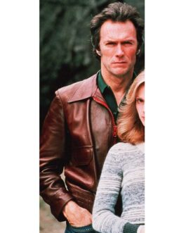 Dirty Harry Callahan Brown Leather Jacket