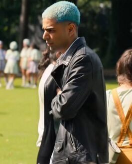 Do Revenge Rish Shah Black Leather Jacket