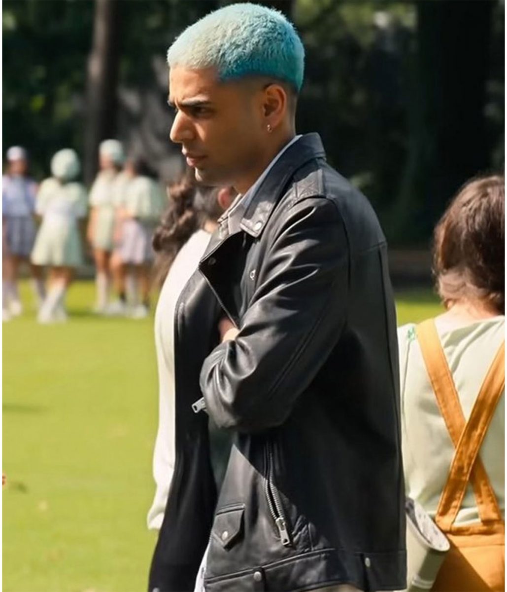 Do Revenge Rish Shah Black Leather Jacket - Image 2