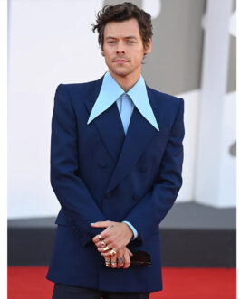 Harry Styles Don’t Worry Darling Blue Blazer