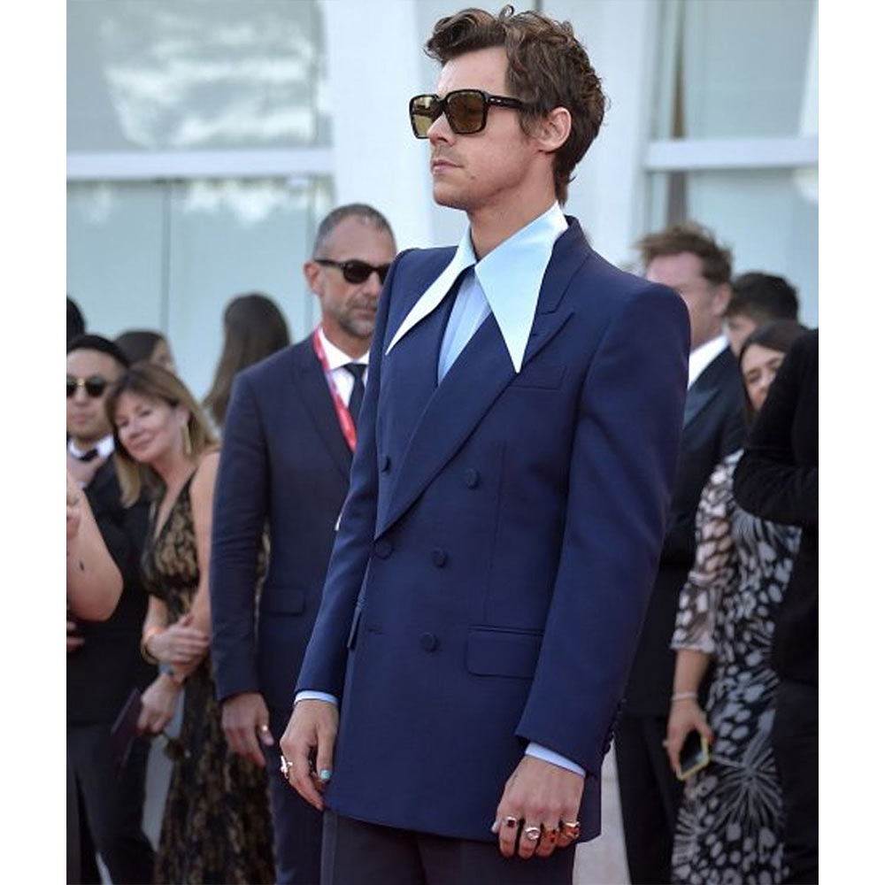 Harry Styles Don’t Worry Darling Blue Blazer - Image 6