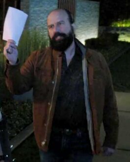 Metal Lords Brett Gelman Brown Jacket