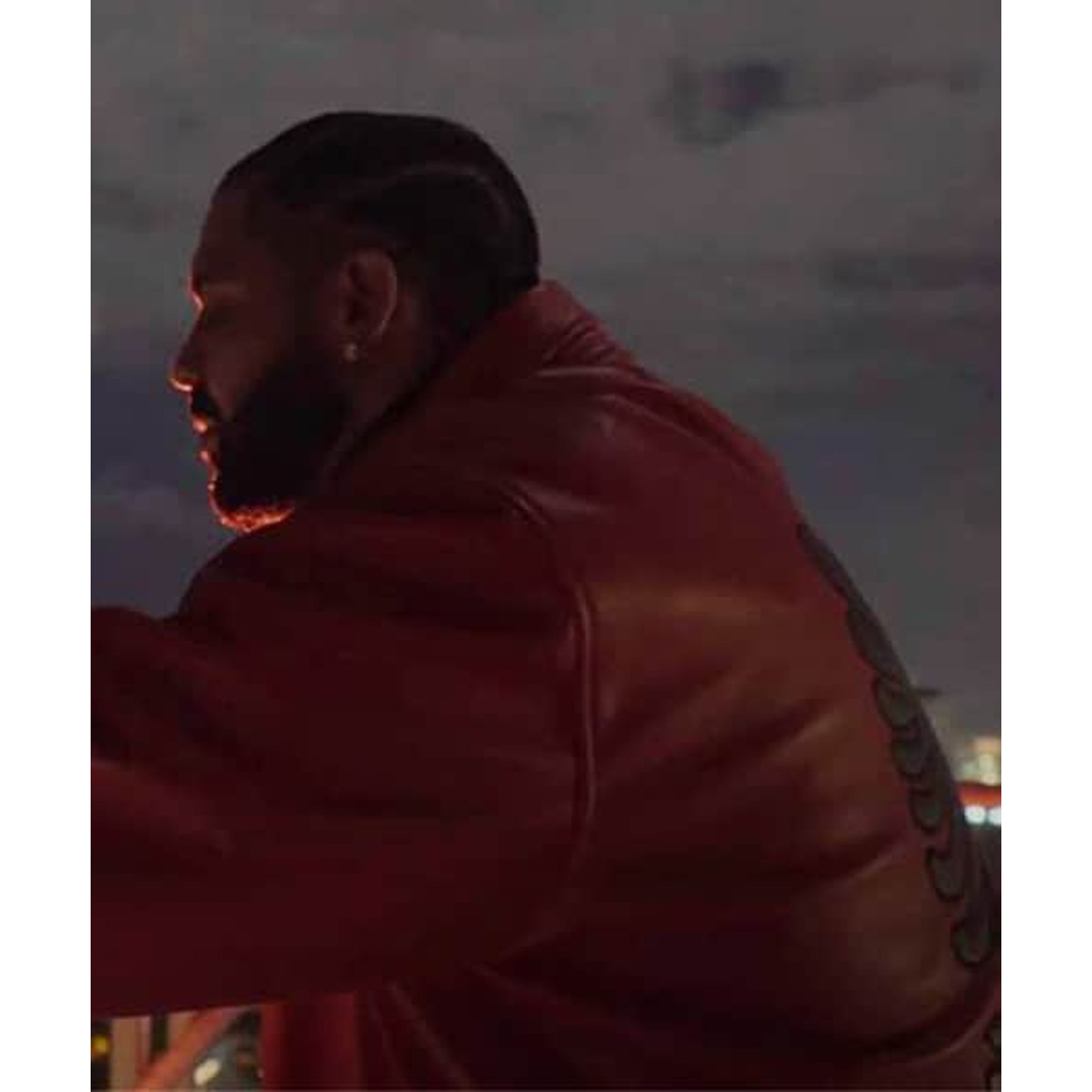 Drake Polar Opposites Leather Jacket - Image 6