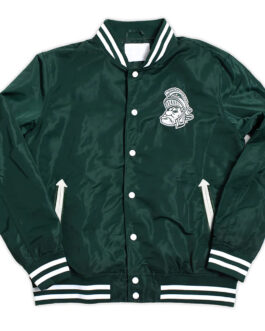 Drake Michigan State Script Bomber Jacket