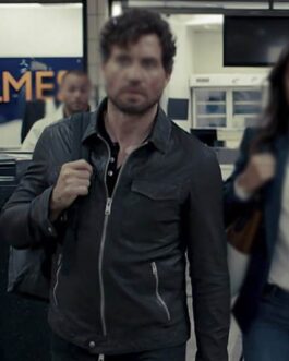 Edgar Ramirez The 355 Leather Jacket
