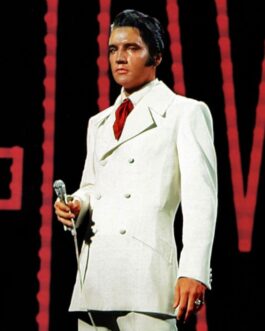 Elvis Film Austin Butler White Peacoat