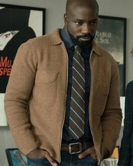 Evil Season 2 Mike Colter Wool Brown Jacket