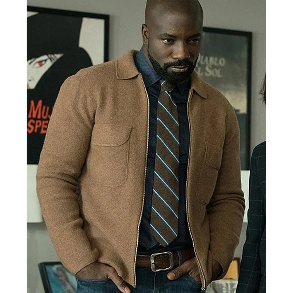 Evil Season 2 Mike Colter Wool Brown Jacket - Image 2
