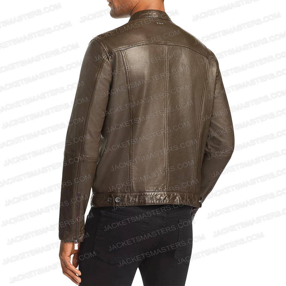 Evil Season 2 Mike Colter Brown Leather Jacket - Image 3