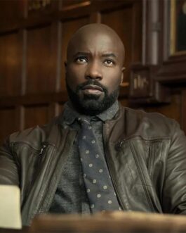 Evil Season 2 Mike Colter Brown Leather Jacket