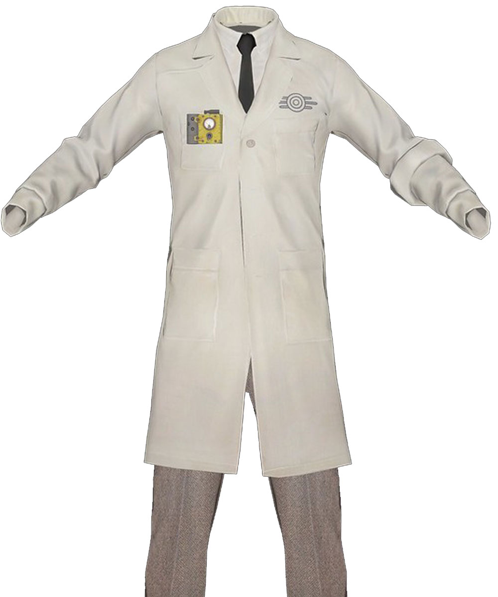 Vault Tec Lab White Coat - Image 2