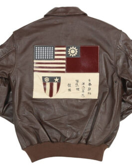 Flying Tigers 23rd Fighter Group Leather Jacket