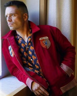 Sebastian Stan Fresh Red Jacket