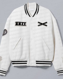 Future XO Varsity White Jacket