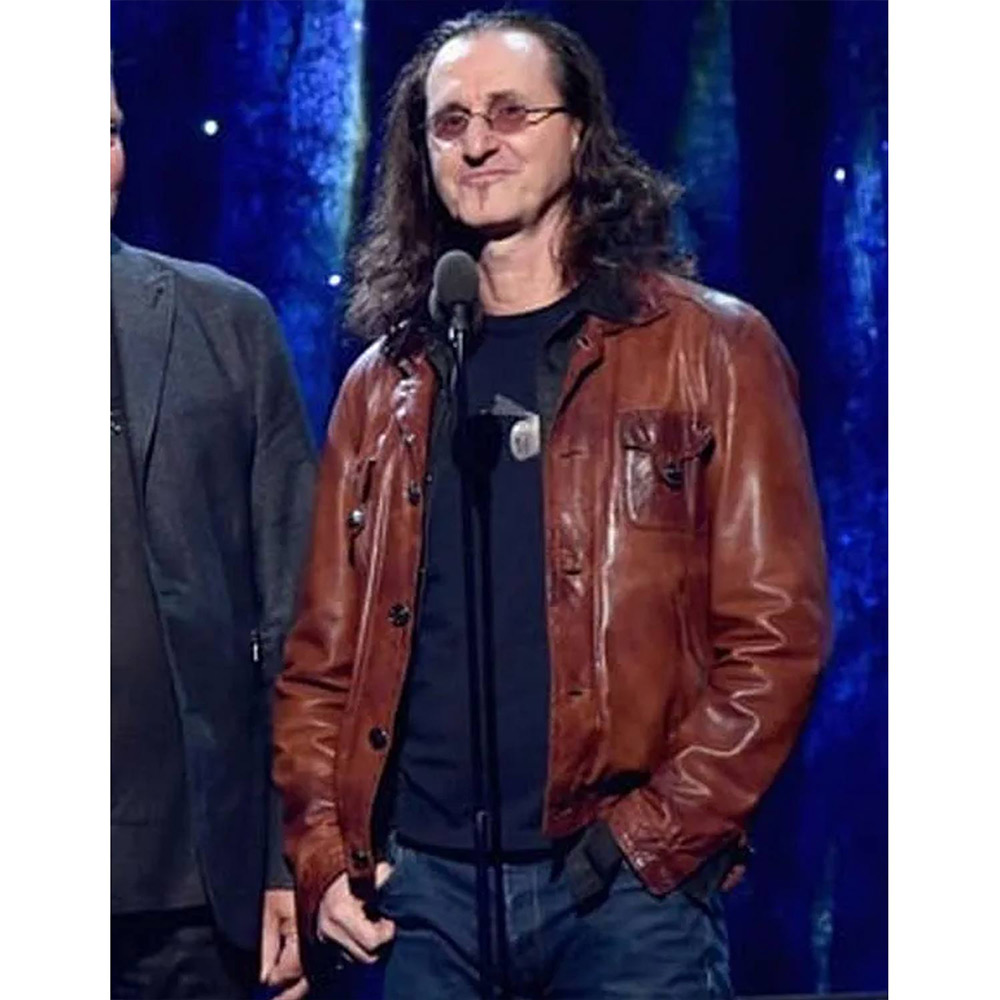 Geddy Lee Asks Are Bass Players Human Too Leather Jacket - Image 4
