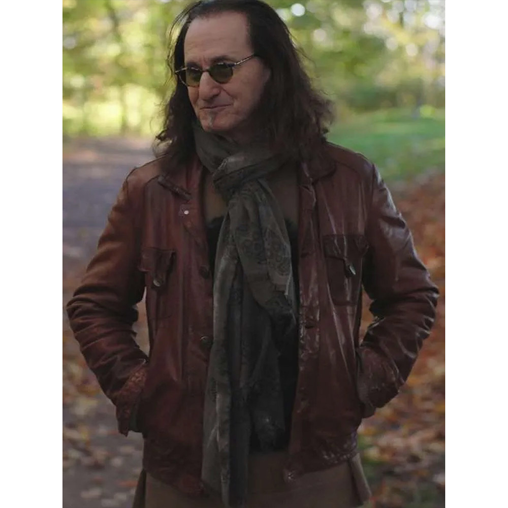 Geddy Lee Asks Are Bass Players Human Too Leather Jacket - Image 2