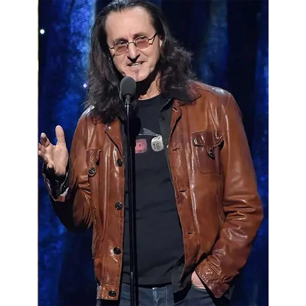 Geddy Lee Asks Are Bass Players Human Too Leather Jacket