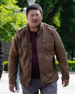 Gemini Man Benedict Wong Brown Jacket