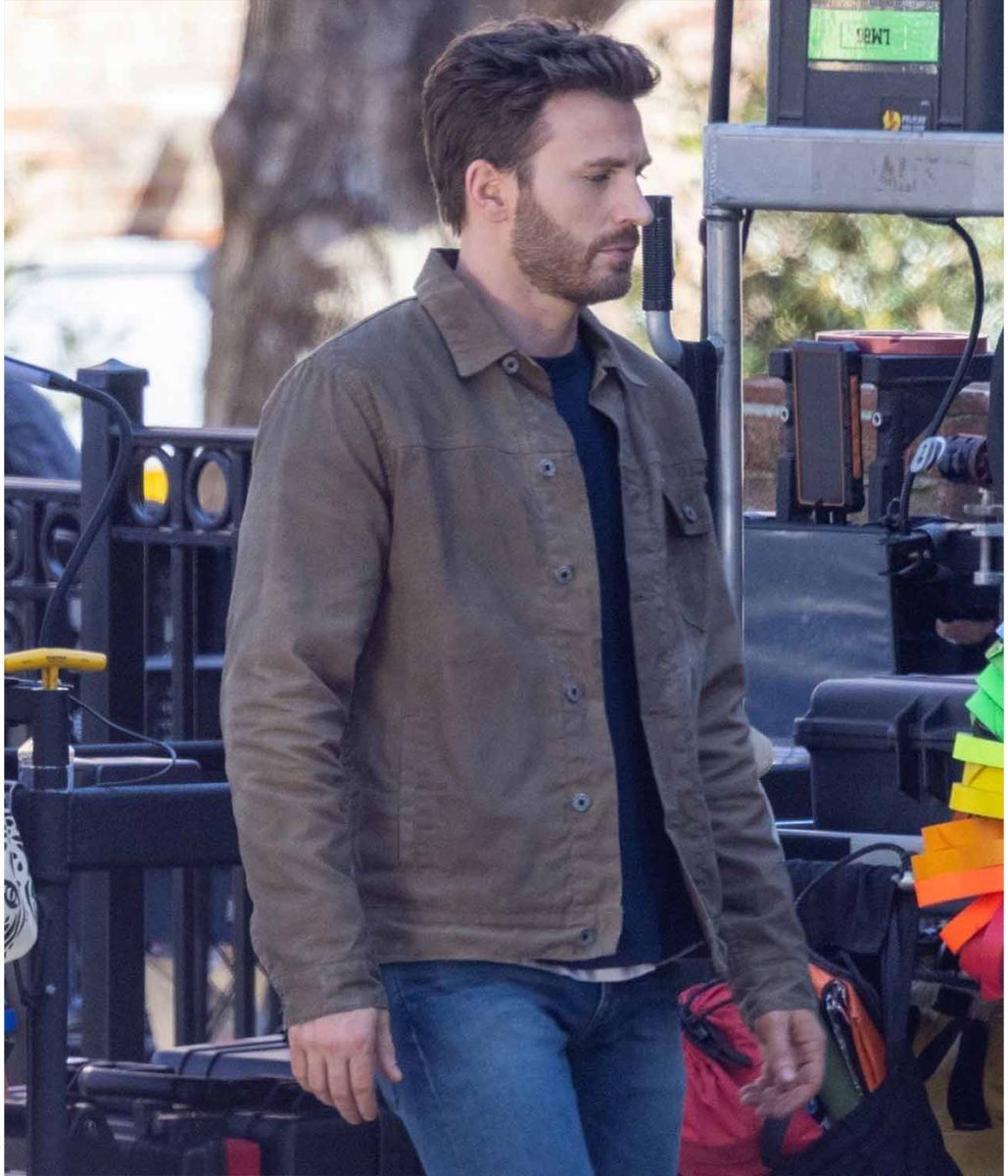 Ghosted Chris Evans Brown Jacket - Image 3
