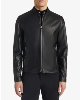 Giuseppe Zip-Up Leather Jacket