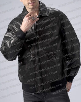 Claude GTA Bomber Leather Jacket