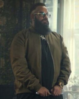 Army of Thieves Guz Khan Bomber Green Jacket