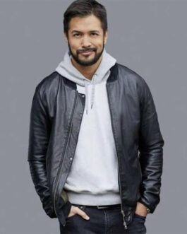 Hearts in the Game Marco Grazzini Black Leather Jacket