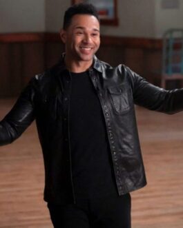 Mark St. Cyr High School Musical S03 Black Leather Jacket