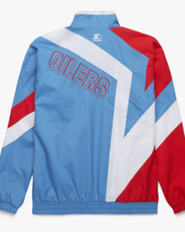 Houston Oilers Star Windbreaker Jacket