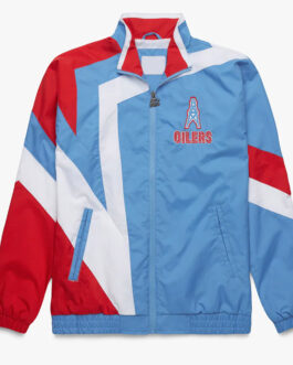 Houston Oilers Star Windbreaker Jacket