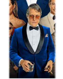 Operation Fortune Hugh Grant Blue Velvet Tuxedo