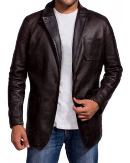 Fast and Furious 7 Jason Statham Leather Blazer