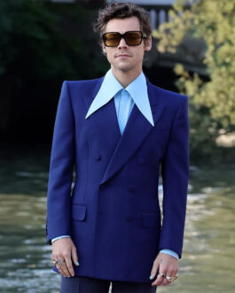 Harry Styles Don’t Worry Darling Blue Blazer