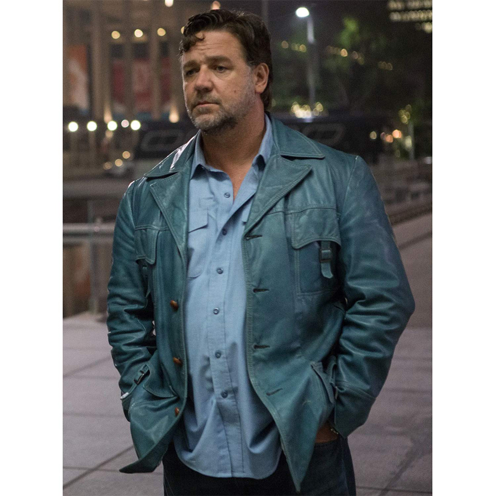 Russell Crowe The Nice Guys Leather Jacket - Image 2