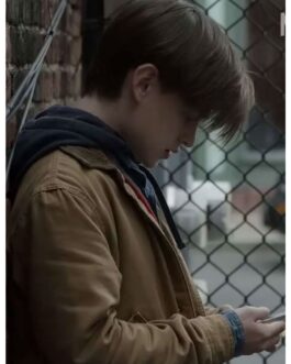 Mr. Harrigan’s Phone Jaeden Martell Cotton Brown Jacket
